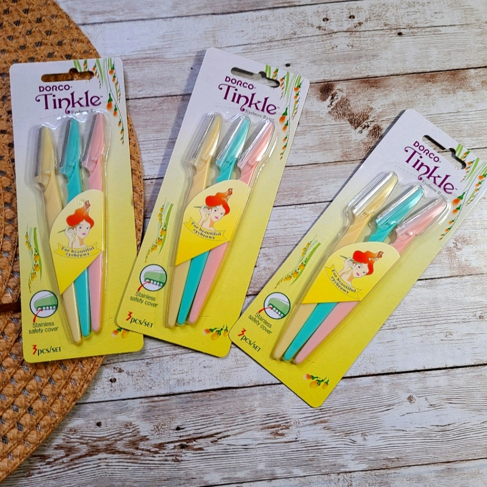 Tinkle Eyebrow Razors 3 packs